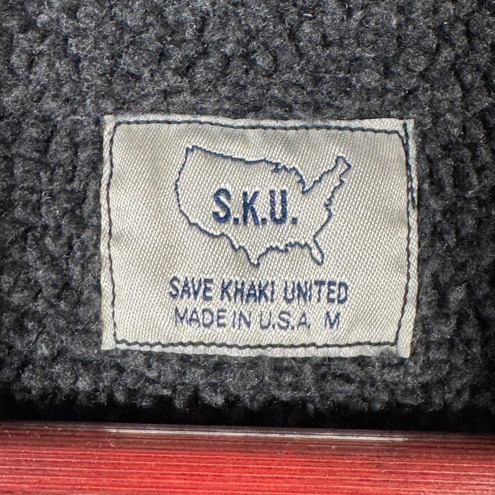 Save Khaki United Jacket Mens M Blue Sherpa‎ Lined Made in USA S.K.U. - Picture 3 of 8